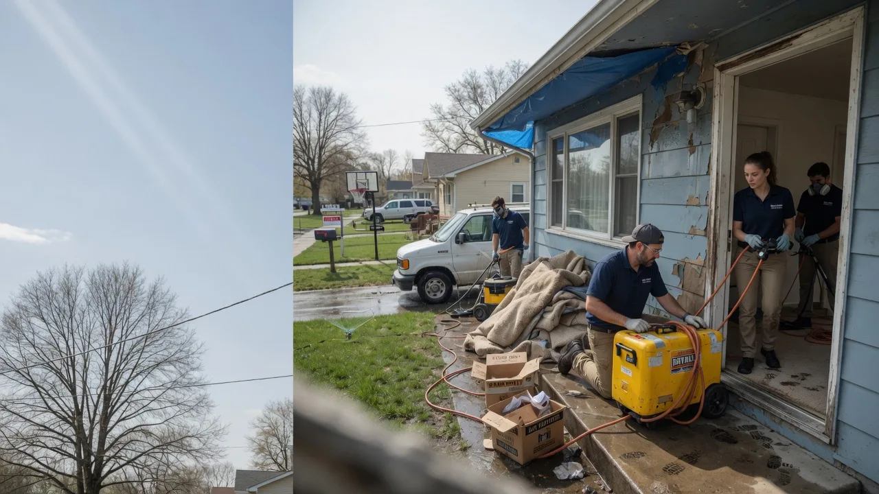 Basement Flood Cleanup in Hardenville, MO near me